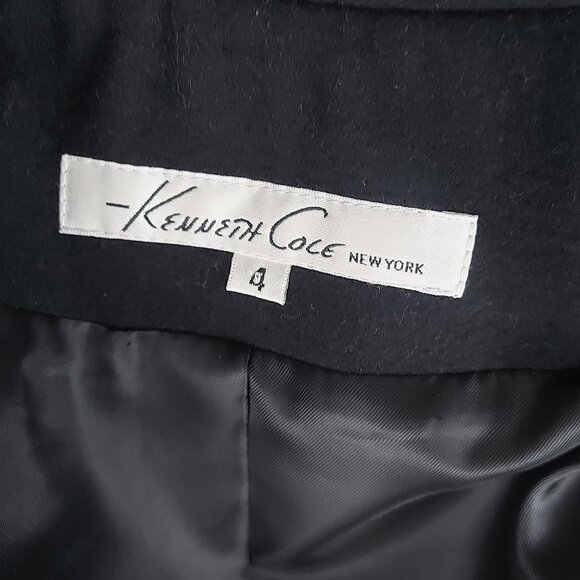 Kenneth Cole Double Breasted Pea Jacket - Size 4 - Picture 14 of 17